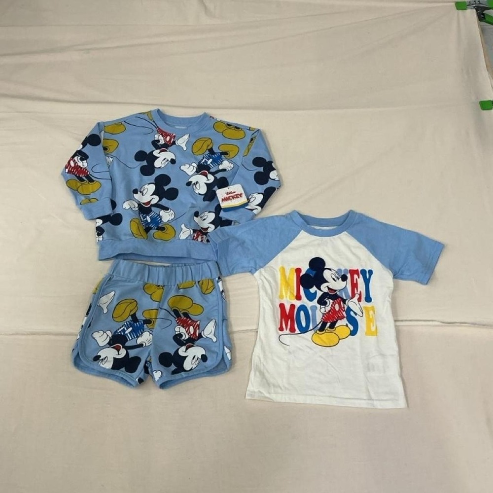 Disney‎ Mickey Mouse 3-Piece Outfit Set | Kids 4T | NWT